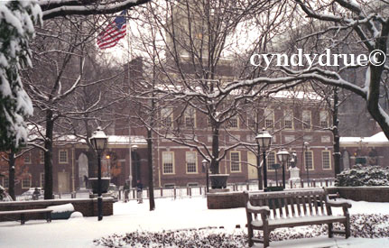 Independence Hall in Winter
